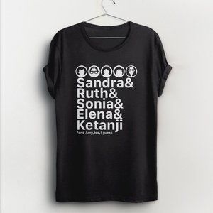 Supreme Court Women Shirt with Female Justices feminist graphic tee